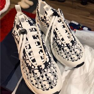 Dior Black and White Athletic Shoes